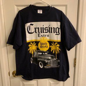 Shaka Extra Cruising Blue T  Shirt Mens Size XL